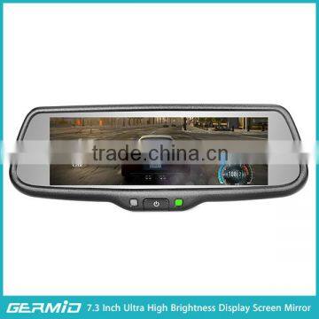 7 inch wireless mirror link rear view mirror monitor full display rear view mirror Germid