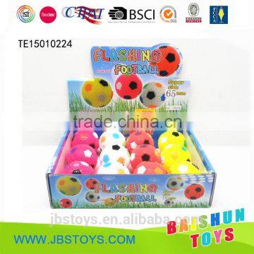 6.5cm light up rubber ball TE15010224