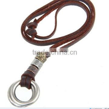 2015 Boshiho leather necklace for men