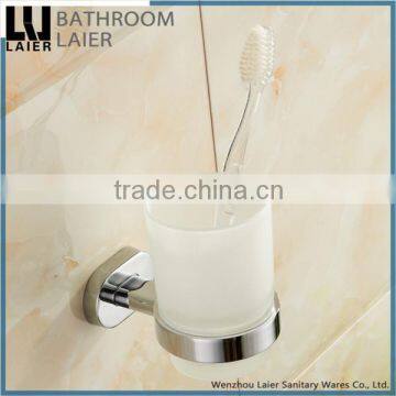 European Style Zinc Alloy Chrome Finishing Bathroom Sanitary Items Wall Mounted Tumbler Holder