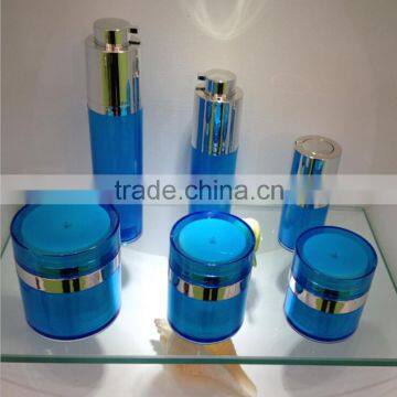 High grade low price plastic airless cream jar vacuum jar for cream spray cream bottle factory