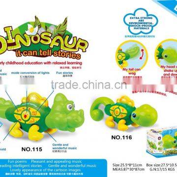 Kid Toy Plastic Learning Machine Educational Baby Toys Battery Operated Dinosaur Toys photo-3