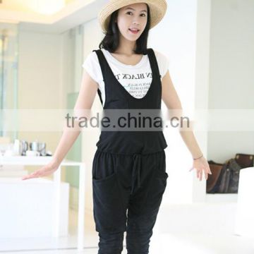 2016 new design pregnant women clothes, maternity clothes, hot sale support abdomen Siamese trousers, junpsuit