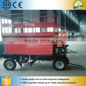 300KG SJY Model Hydraulic Electric Mobile Scissor Lift Table photo-4