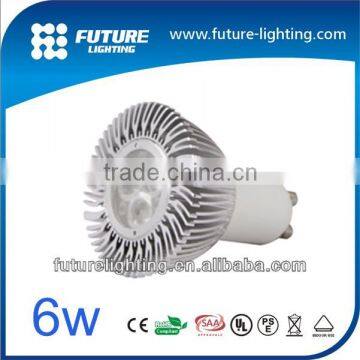 Indoor spot lighting GU10 3*2W dimmable 24V 100-240V 6watt led spot light