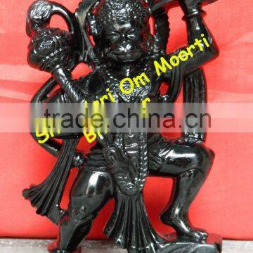 Black Marble Hanuman Ji Statue