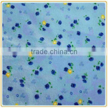 100% Cotton Flower Printed Flannel Fabric for Baby Clothes photo-2