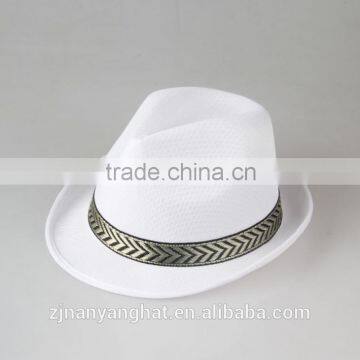 2016 popular hot sell cheap polyester homburg hat factory directly selling wholesale