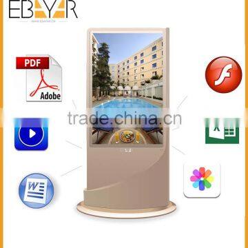 42 inch floor stand LCD advertising display video player/lcd picture video frame ad display/outdoor advertising machine