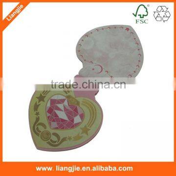 Sticky Memo Notepad Heart Shaped Pocket Memo Pad photo-3