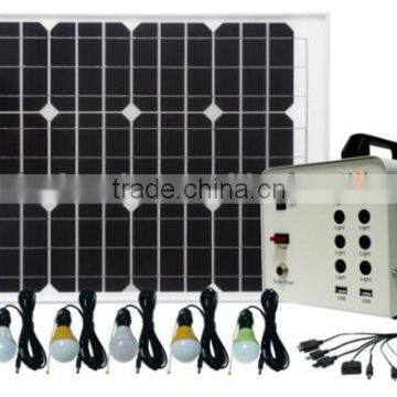 Durable and portable home led solar camping light for rural & remote areas
