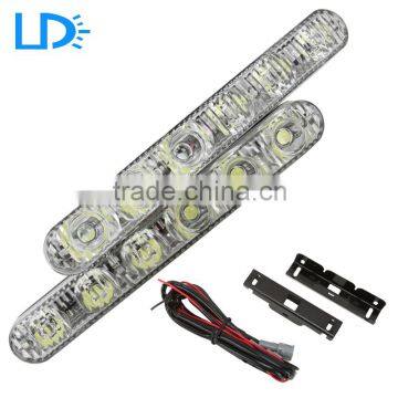 New Hot 6 LED Car Light Daytime Running Light DC 12V Auto Front DRL