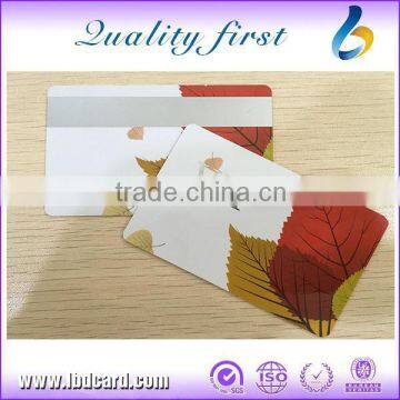 Plastic Card with Silver magnetic stripe