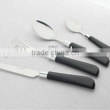 Plastic stainless steel dinner spoon ,knife and fork