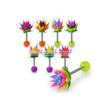 2014 Fashion Unique Tongue Piercing Silicone Barbell