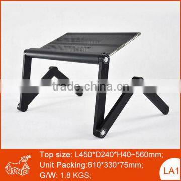 Foldable metal cooling pad for notebook mini laptop cooling stand