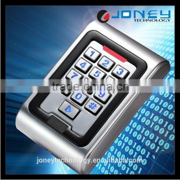 IP68 RFID mental waterproof keypad standalone access control with backlit