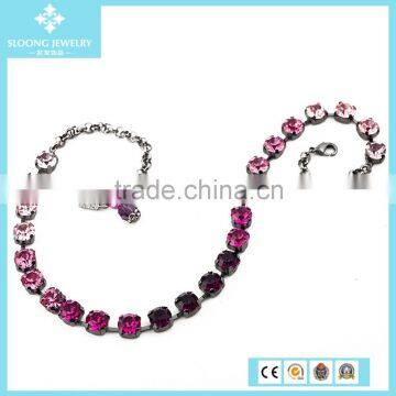 Hot Selling Nice Women Crystal Chain Necklace photo-5