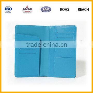 Novel Design Blue PU Leather Waterproof Notebook Cover Diary Cover With Pen photo-2