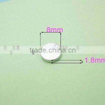 low price 8mm hidden magnetic button for promotion
