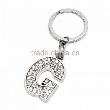 Fashion Zinc Alloy Letters Words Keychain With Rhinestone,metal Crystal Keychain,alloy Keyring,metal photo-6