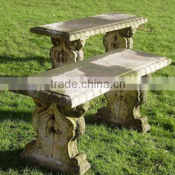 Professional Outdoor Stone Animal Bench with low price