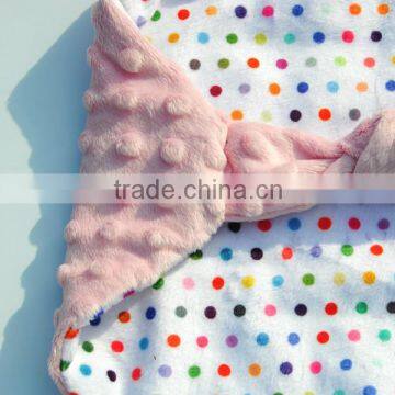 Comma Coloful Bubble Comfortable Bunny Shape Security Fleece Blanket photo-2