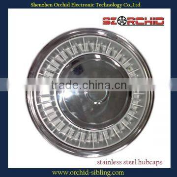 high quality 14" stainless steel hubcaps for toyota use