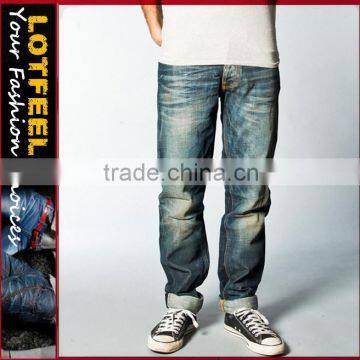 new design denim jean pant selvedge denim jeans pant designer jeans wholesale authentic(LOTN015)