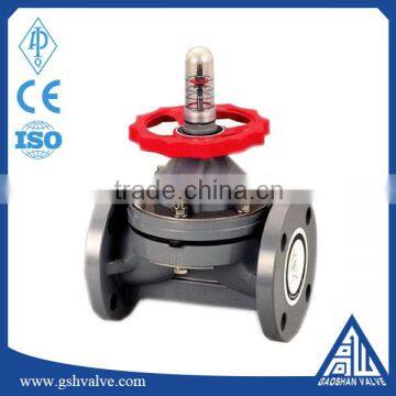 Flange End Rubber Lined PVC Plastic Diaphragm Valve photo-6