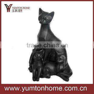 Resin cats family home decor