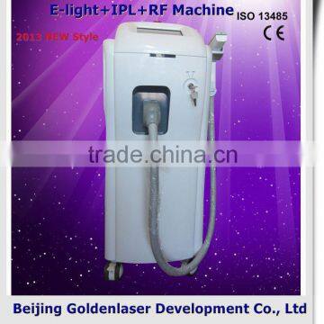 2013 laser tattoo removal slimming machine cavitation E-light+IPL+RF machine personal beauty machine