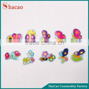 Set Of 10Pcs Cartoon Butterfly Paper With Lamination Custom Fridge Magnet