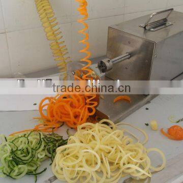 Stainless Steel Potato Spiral Cutting machine 0086-158382061756