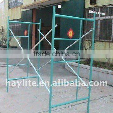 walk through scaffolding frame