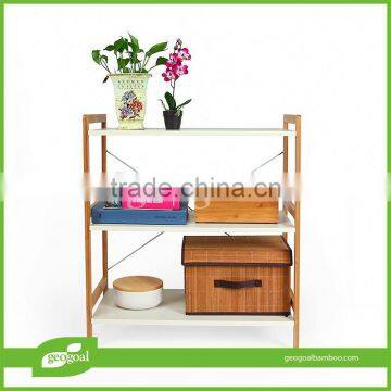 free standing shelf unit/bamboo standing shelf units