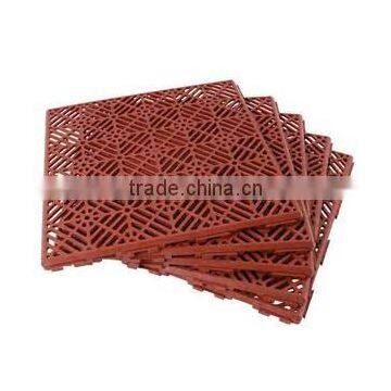 Garden Decorative Cheap Plastic Sideway Tile Flooring photo-3