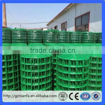 Square Hole Shape and Low-Carbon Iron Wire Material cheap pvc fence(Guangzhou Factory)