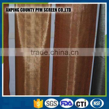 220 Mesh Plain Weave Brass Wire Mesh Filtering Mesh