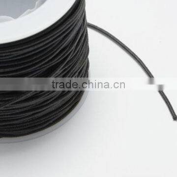 1mm Elastic Cords in Black Stretchable Cord Spooled Beading String for Beads #SD-S7351 photo-2