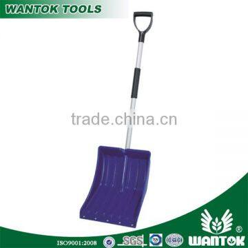 Metal edge PP blade snow shovel spade pusher