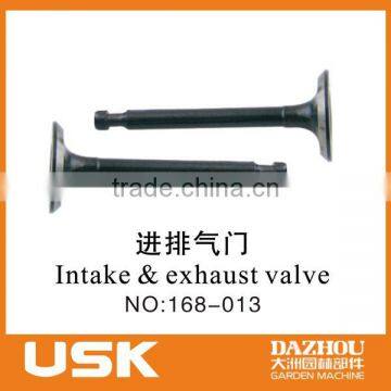 Intake&exhaust vavle for USK 2KW gasoline generator 168F/2900H(GX160) 5.5HP/6.5HP spare part