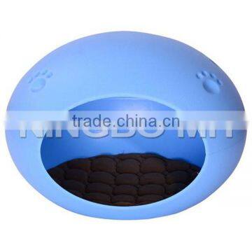 Pet Cat Egg Shaped Pod Sleeping Bed House - Blue