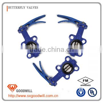 Manual-Operated Ductile Iron Wafer Butterfly Valve