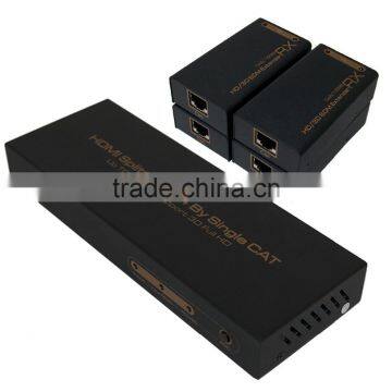 New Product HDMI Splitter 1x4 by 2CAT Extend 60M Full HD. With Four Receiver (Support 3D)US photo-4