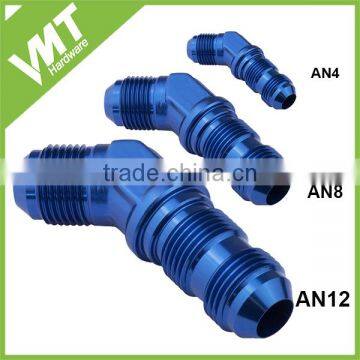 CNC Machined Aluminium AN 45 Degree Bulkhead Fitting photo-2