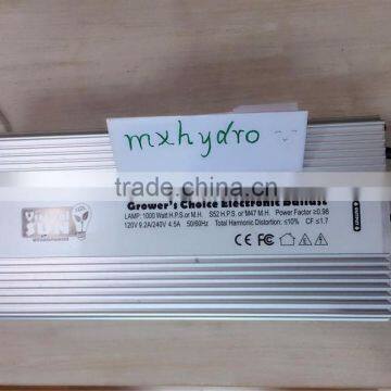 Hydroponic Indoor Growing Light High Output 1000W Dimmable Electronic Ballast