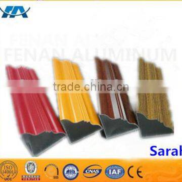 China Industrial 6063-T5 Extrusion Aluminum Anodized Sliver Wood Grain Profile for Kitchen Cabinet LED Strip