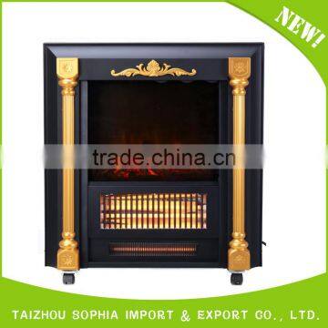 Newest Design Top Quality Decorative Fireplace Electrical photo-5