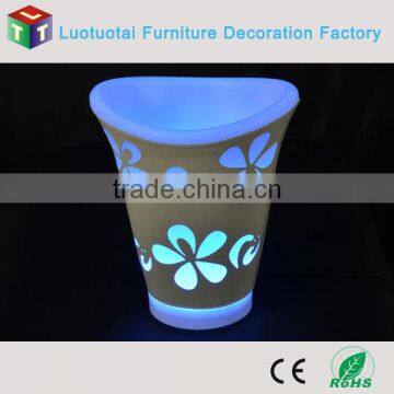 Illuminated Flashing Color Change PE Plastic LED Ice Bucket photo-3
